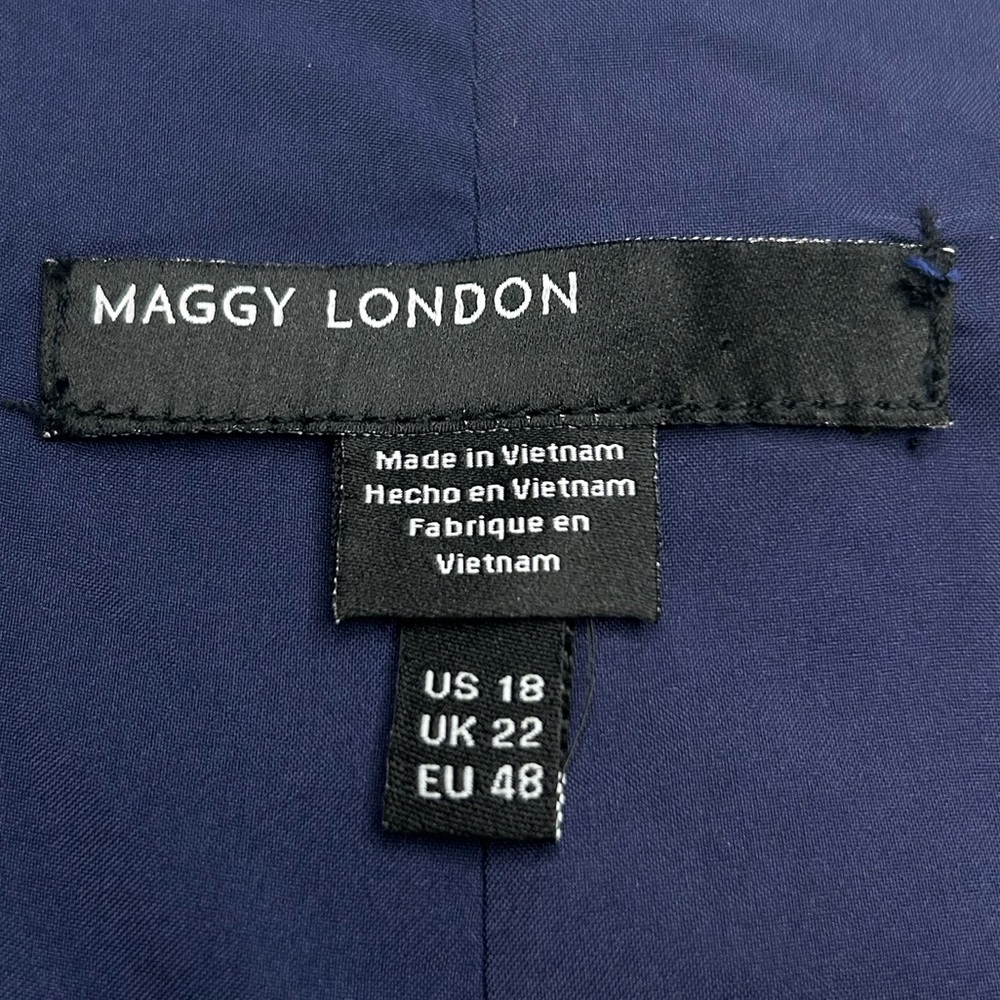 Maggy London‎ NWT Floral Dress Size 18 Sleeveless Pockets Romantic Feminine - Picture 14 of 15